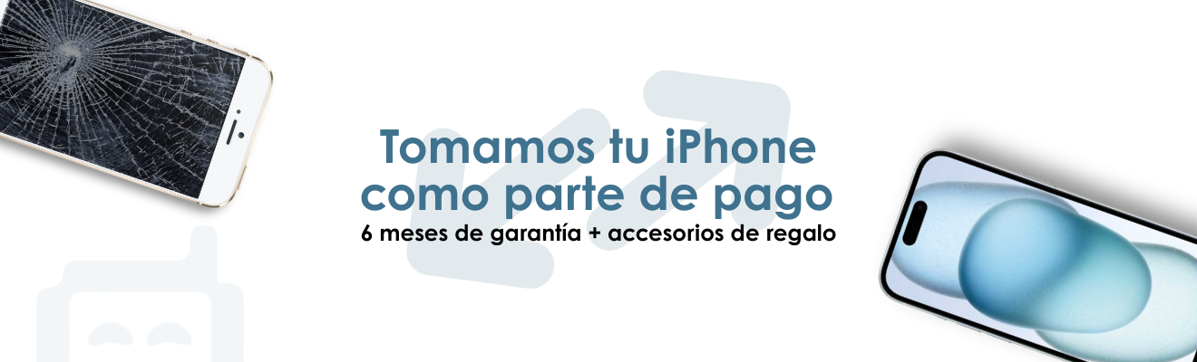 Tomamos tu iPhone como parte de pago - 6 meses de garantía