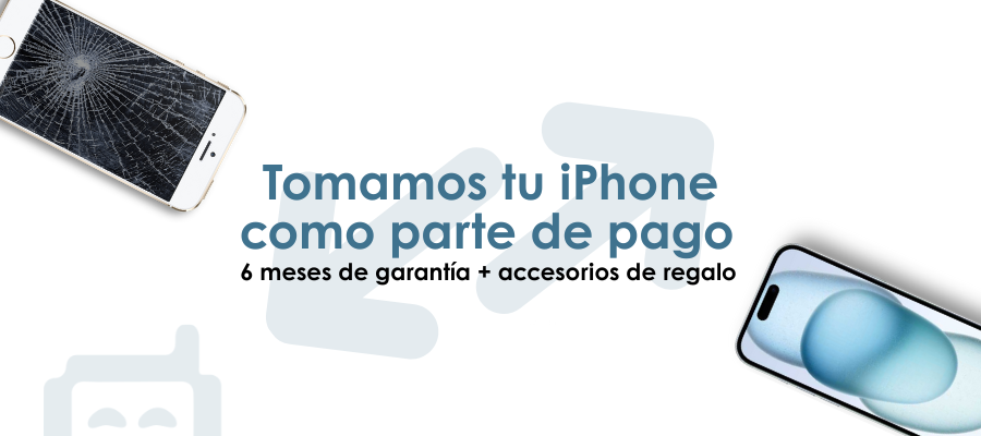 Tomamos tu iPhone como parte de pago - 6 meses de garantía