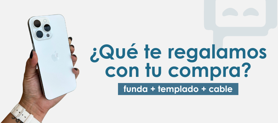 ¿Qué te regalamos con tu compra? - funda + templado + cable